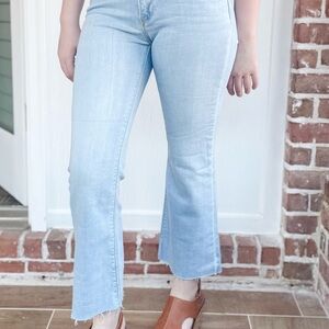 Just Black Light Blue Flare Jeans